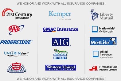 various insurance company logos